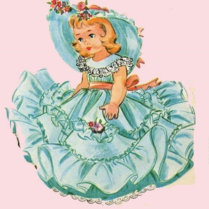 Vintage Doll Clothes pattern 2084 for 11&quot; - 13&quot; Chubby Walker, Ginny, Gigi, Peggy, Saucy Walker, Baby Sue - Printable PDF Download