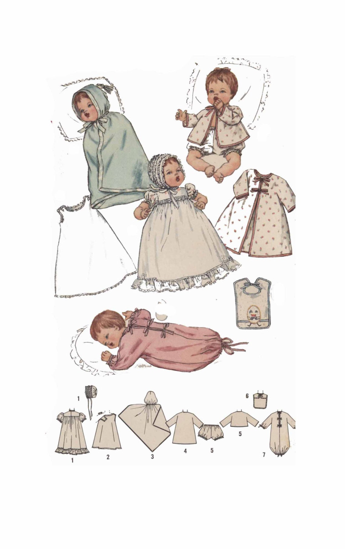 Thumbelina Doll Clothing PATTERN Vintage Doll Clothes PATTERN Etsy