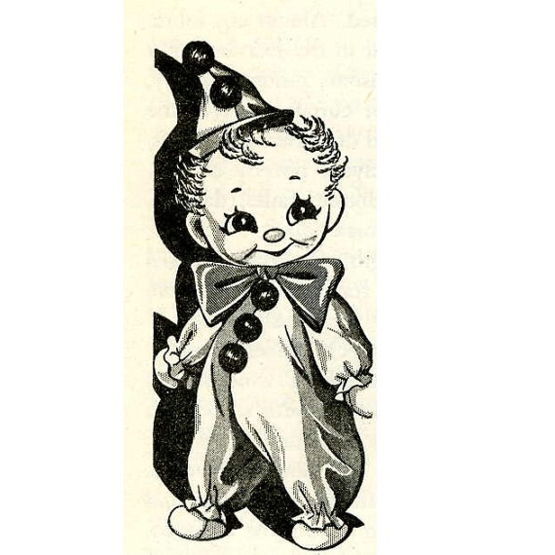 Old Sock Doll PATTERN 3159 Adorable Clown Sock Doll 12 Plus Clothing  Patterns 1940s -  Canada