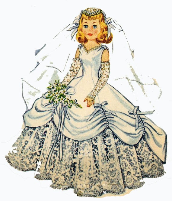 Vintage Doll Clothes PATTERN 2397 for 20 inch Revlon Toni Sweet Sue Cindy