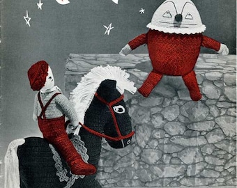 Motivi all'uncinetto vintage Star Book 26 Filastrocche di peluche e bambole Tre orsi Humpty Dumpty Maialino Pompon Gattino PDF Download