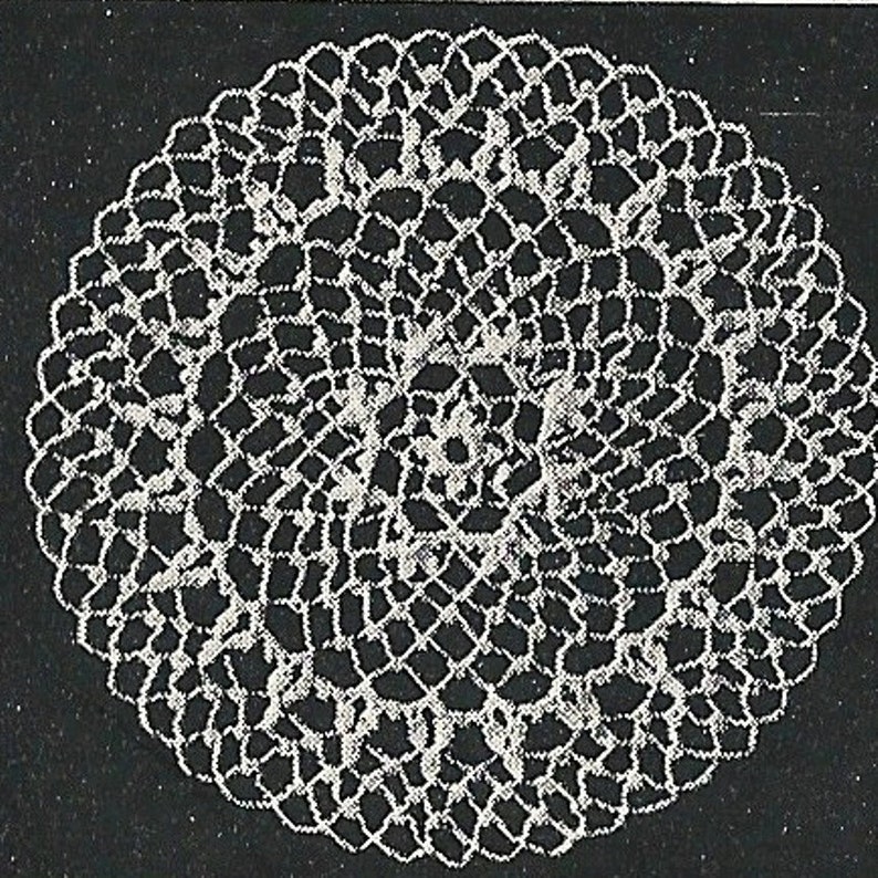 Butterfly Doily Crochet PATTERN & Two Basic Centers from 71 Star Book changed to a PDF instant download 7.5 9.5 10.5 11.5 image 3