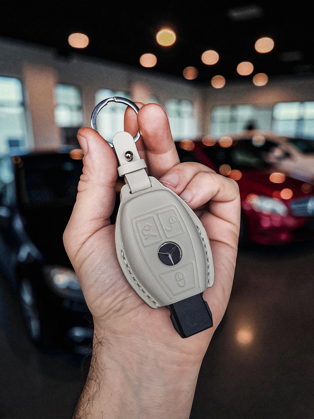 Mercedes Key Rack Mercedes Benz AMG S/E/C 63 Leather Key Case – Personalized Key Fob ...
