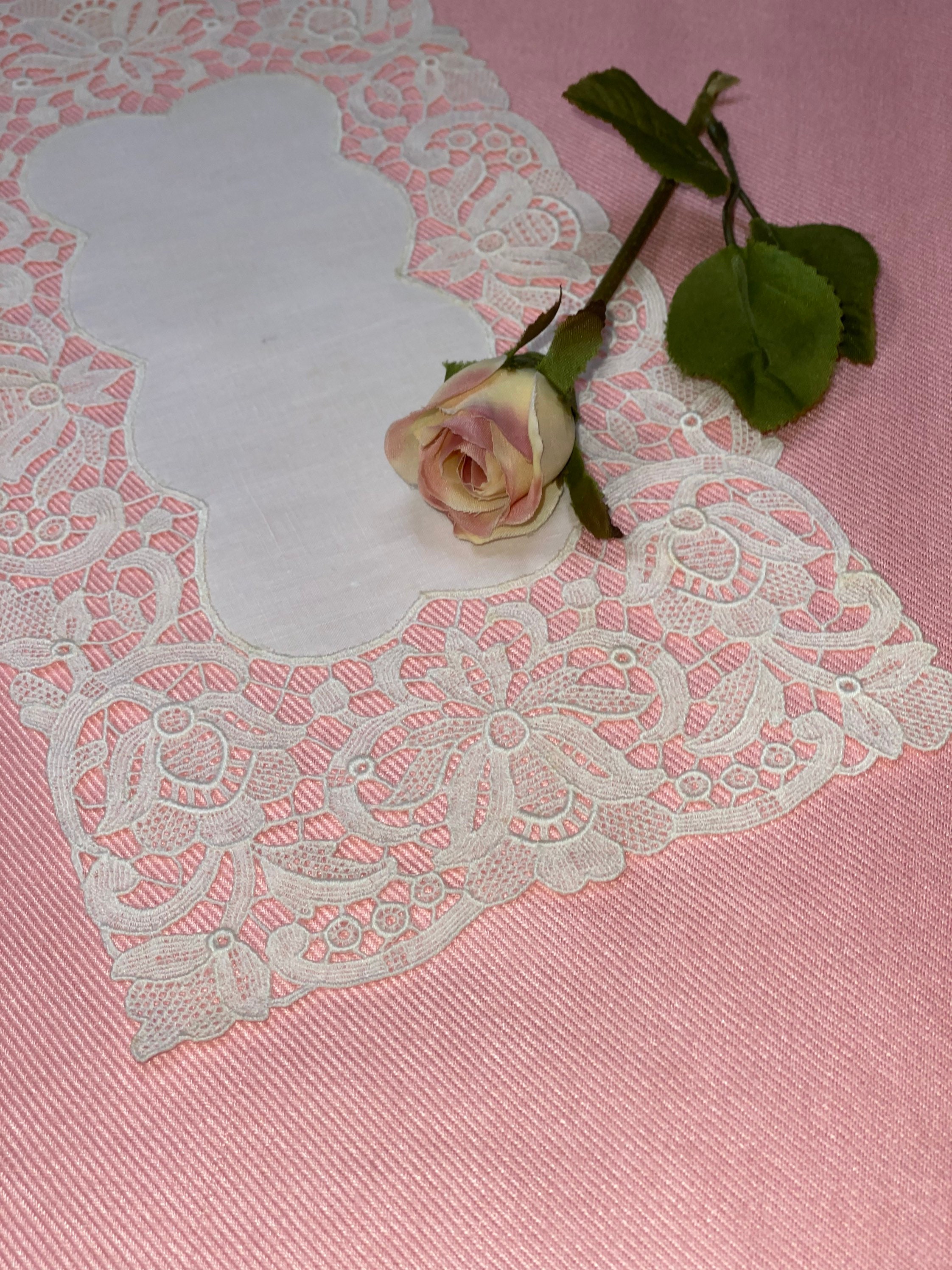 Lace Rectangular Doiley Vintage Soft White Lace Rectangular Doily - Etsy