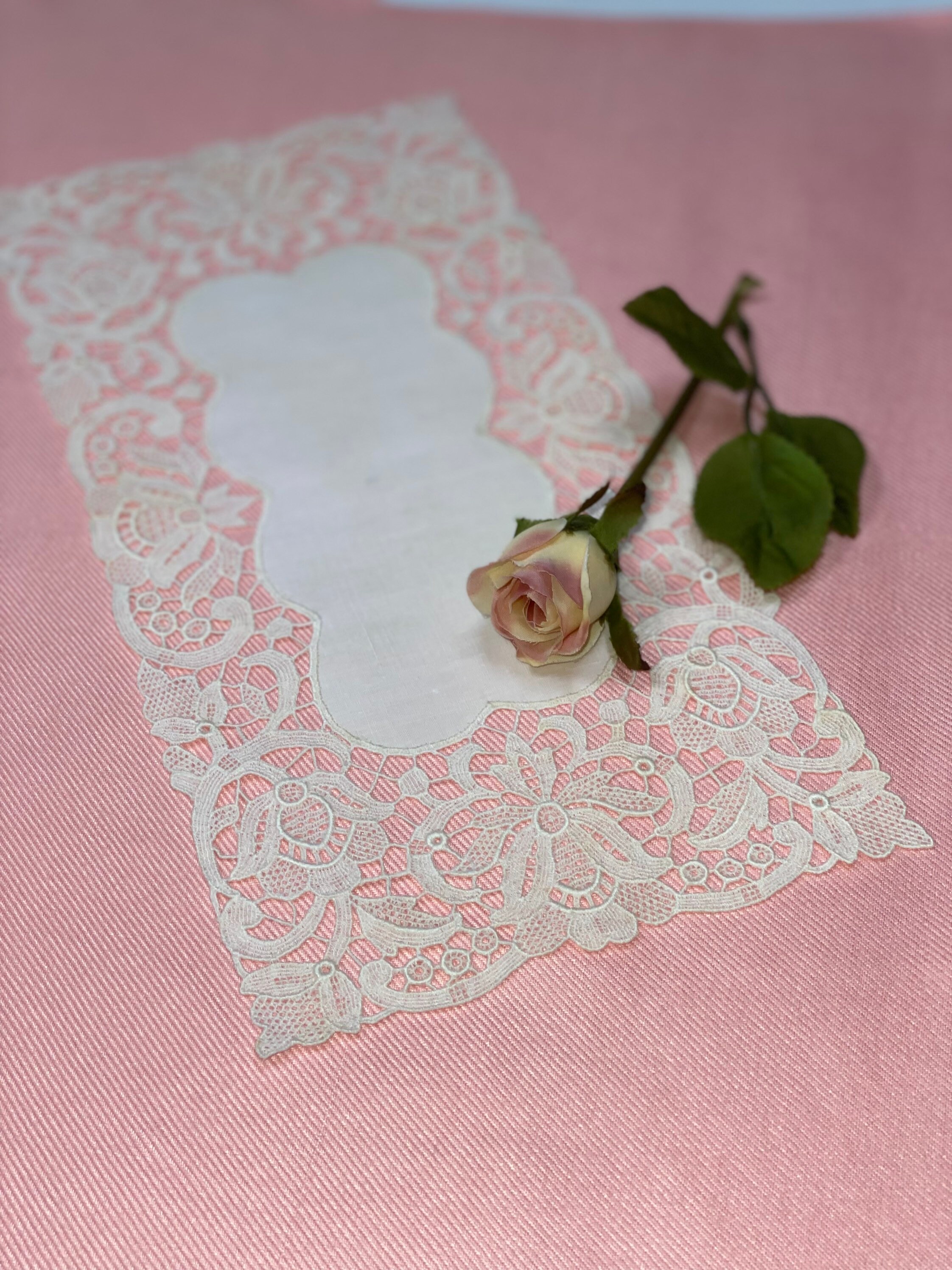 Lace Rectangular Doiley Vintage Soft White Lace Rectangular Doily - Etsy