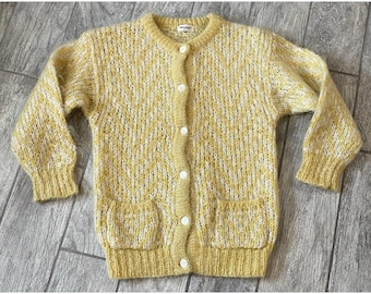 RARE Vintage Japanese Brand Erna Adoniser Wool Cardigan Medium