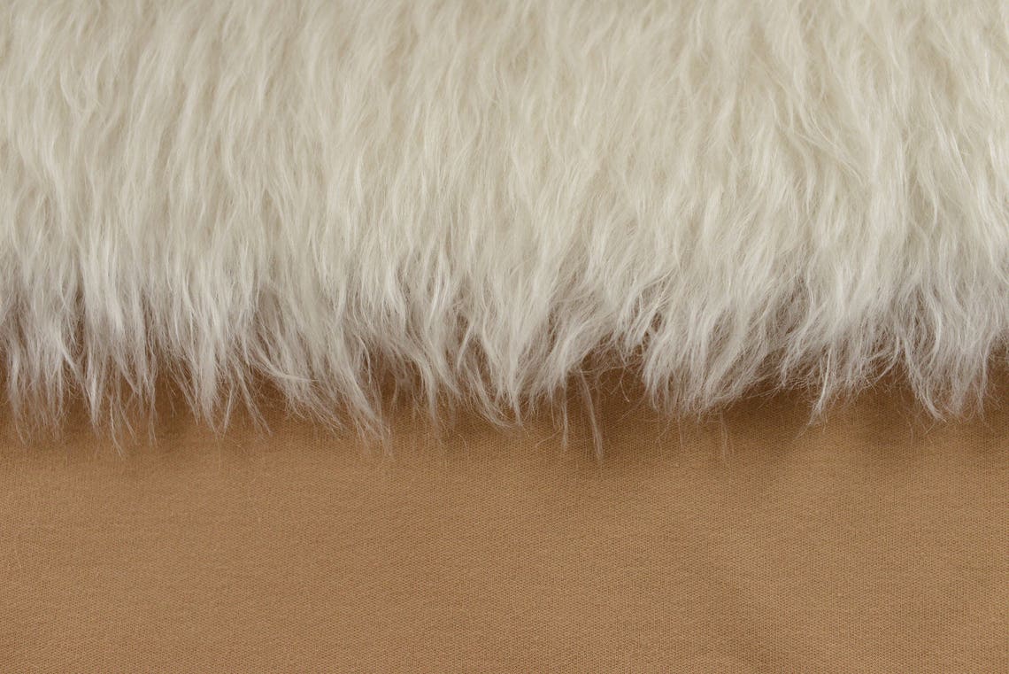 White Doll Hair Mohair Fabric Preemie Norah Hair White Etsy