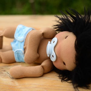 Waldorf Doll Diaper Pattern Cloth Diaper Sewing PDF Instant Download for Soft Handmade Dolls image 10