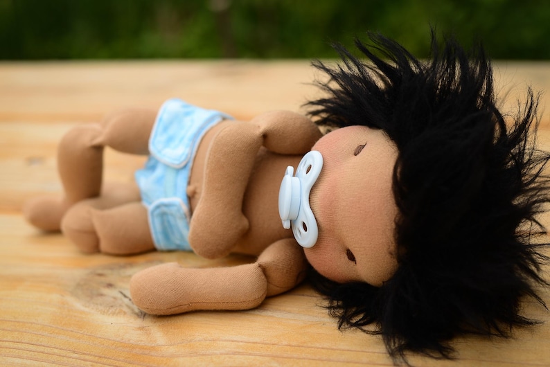 Waldorf Doll Diaper Pattern Cloth Diaper Sewing PDF Instant Download for Soft Handmade Dolls image 10