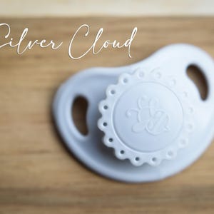Magnetic Pacifier for Reborn Doll Pacifier Honeybug Precious Vintage Doll Pacifier Silver Cloud