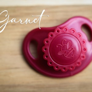 Magnetic Pacifier for Reborn Doll Pacifier Honeybug Precious Vintage Doll Pacifier Garnet