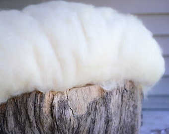 Bulk Wool Stuffing Wool Batting for Doll Making Natural Core Wool for felting Doll Making Supplies Newborn Photo Prop