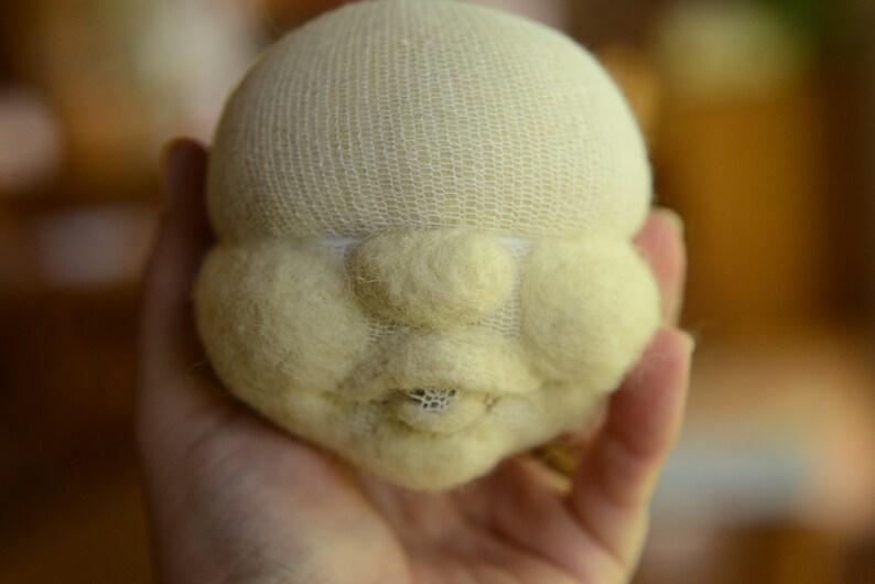 Rembourrage de laine naturelle ouate de laine pour la fabrication de poupées image 8