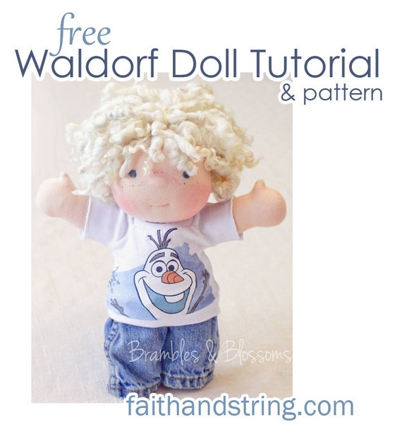 faith and string waldorf doll