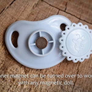 Magnetic Pacifier for Reborn Doll Pacifier Honeybug Precious Vintage Doll Pacifier image 16