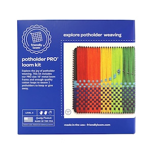 PRO sized Friendly Loom™ potholder loom.