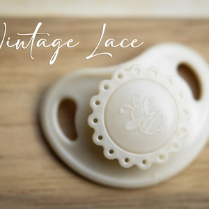 Magnetic Pacifier for Reborn Doll Pacifier Honeybug Precious Vintage Doll Pacifier Vintage Lace