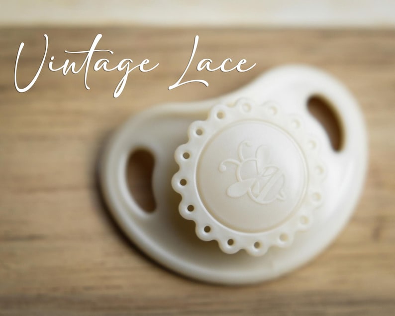 Magnetic Pacifier for Reborn Doll Pacifier Honeybug Precious Vintage Doll Pacifier Vintage Lace
