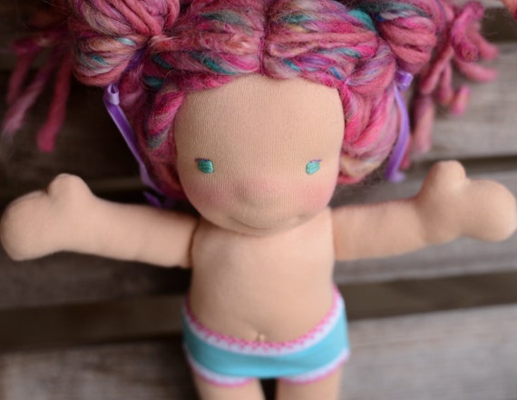 faith and string waldorf doll