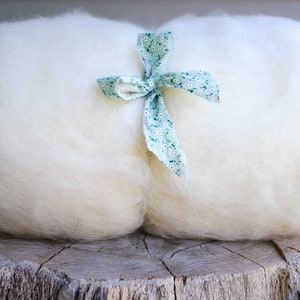 Natural Wool Stuffing Wool Batting for Doll Making Core Wool for felting Doll Making Supplies One Pound Wool