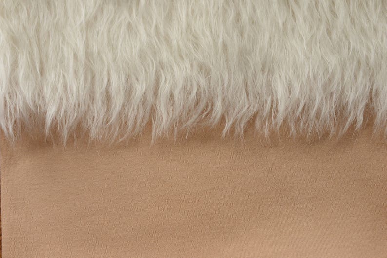 White Doll Hair Mohair Fabric Preemie Norah Hair White Etsy