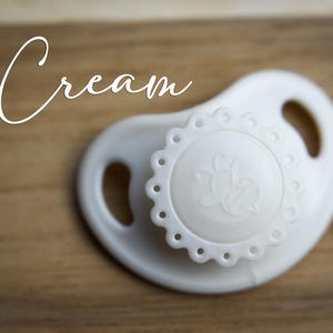 Magnetic Pacifier for Reborn Doll Pacifier Honeybug Precious Vintage Doll Pacifier Cream