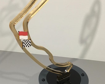 2024 Charles Leclerc Monaco Monte Carlo Trophy Handmade