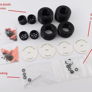 LEGO ICONS Ayrton Senna F1 McLaren Mp4/4 DIY Reifen und Felge Kit