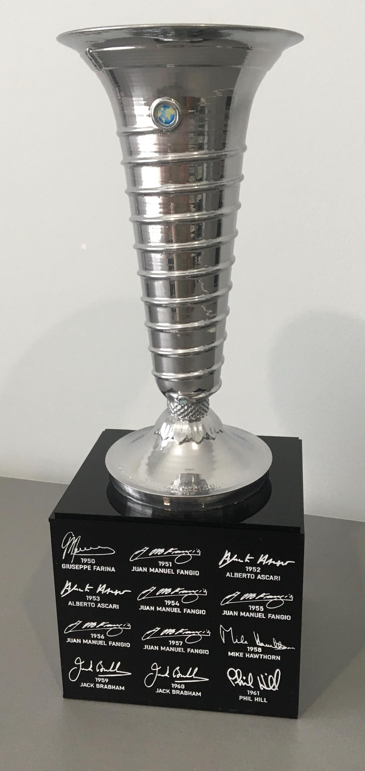 World F1 Championship Trophy Signature Edition Replica Handmade Trophy (LARGE)