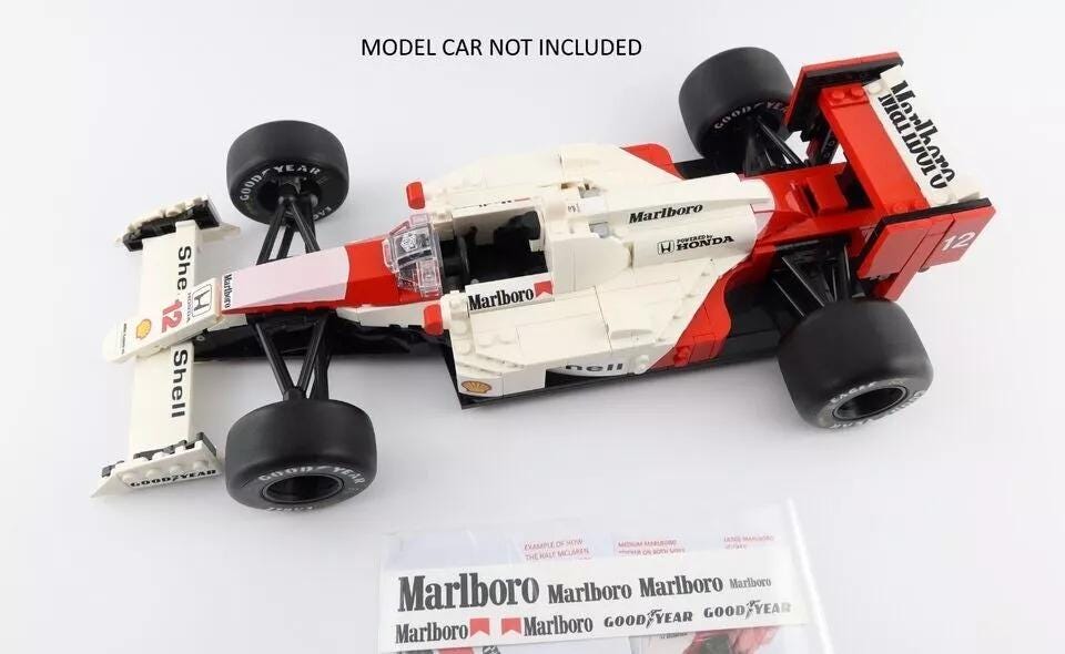 LEGO ICONS アイルトン・セナ F1 マクラーレン MP4/4 交換用