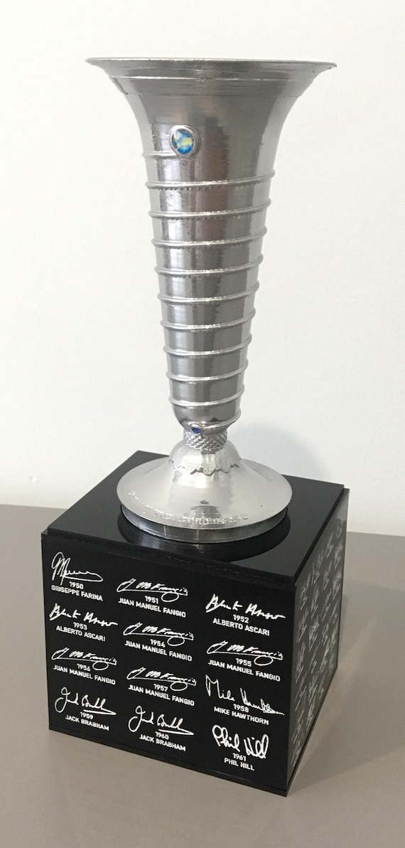 World F1 Championship Trophy Signature Edition Replica