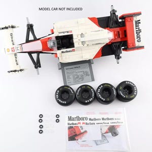 LEGO ICONS Ayrton Senna F1 McLaren Mp4 / 4 Ersatzräder Reifen und Aufkleber 10330