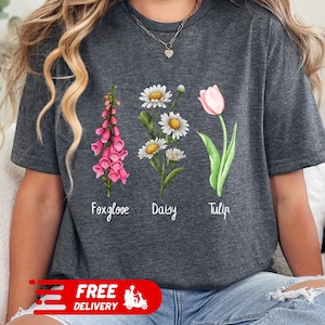 Subtle FDT Shirt, F*ck Donald Trump Tshirt, Floral FDT Gift, Flower Anti Trump T-shirt, Anti MAGA Shirts, Political T shirt, Feminist Gift