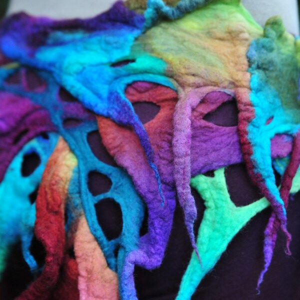 Felt Melted Holey Pixie fairy Belt OOAK