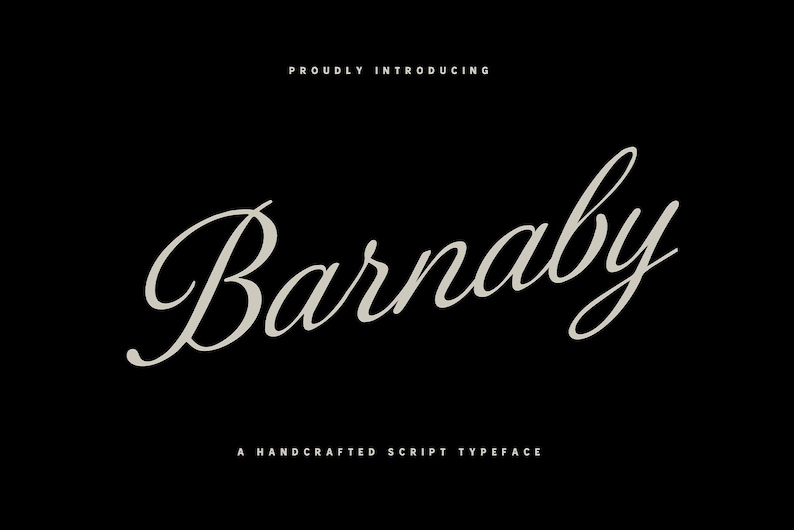 Barnaby Script – Elegant Wedding Script Font | Romantic Calligraphy ...