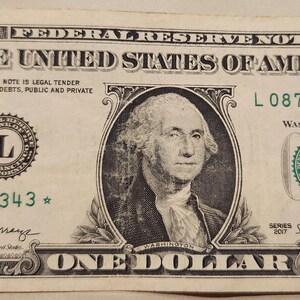 2017 Series Star Note L08717343*