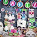 bethanyannd reviewed Punk Sugar Skull Day of the Dead Party printable decor kit Dia de los Muertos bright pink girly print at home DIY decorations cupcake