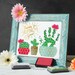 Finger Paint Mother's Day Printable Cactus Succulents DIY Art Project Gift Frame Kid's Personalized Art Fun Printable Craft 8x10' Print 