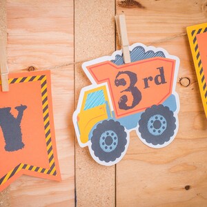 Dump Truck Party Kit Printable Construction Birthday Decor Instant ...