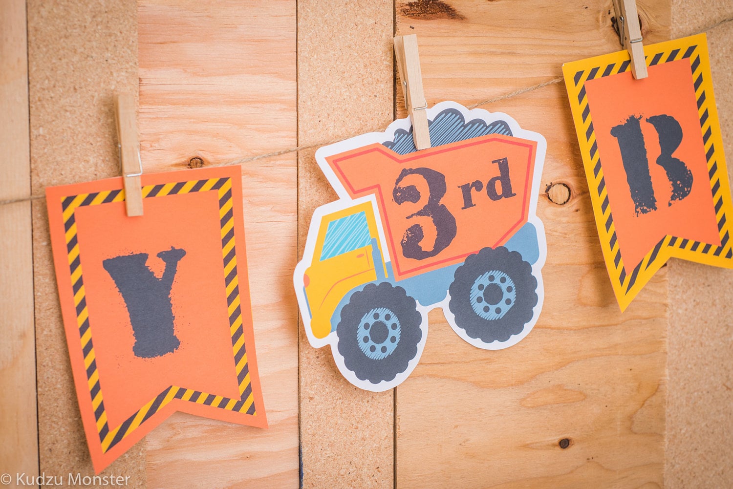 Dump Truck Party Kit Printable Construction Birthday Decor - Etsy