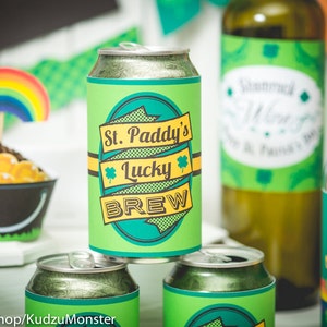 St. Patrick's Day Adult Party Printable Decor Kit Saint Patricks Day ...