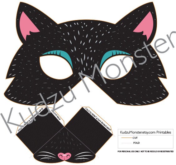 10 Stück Katzenmaske, Leere Therian Mask - Weißes Katzenmasken Zum Bemalen,DIY Papier Maske Für Maskerade, Halloween, Kinder, Cosplay, Kostüm, Gastgeschenke