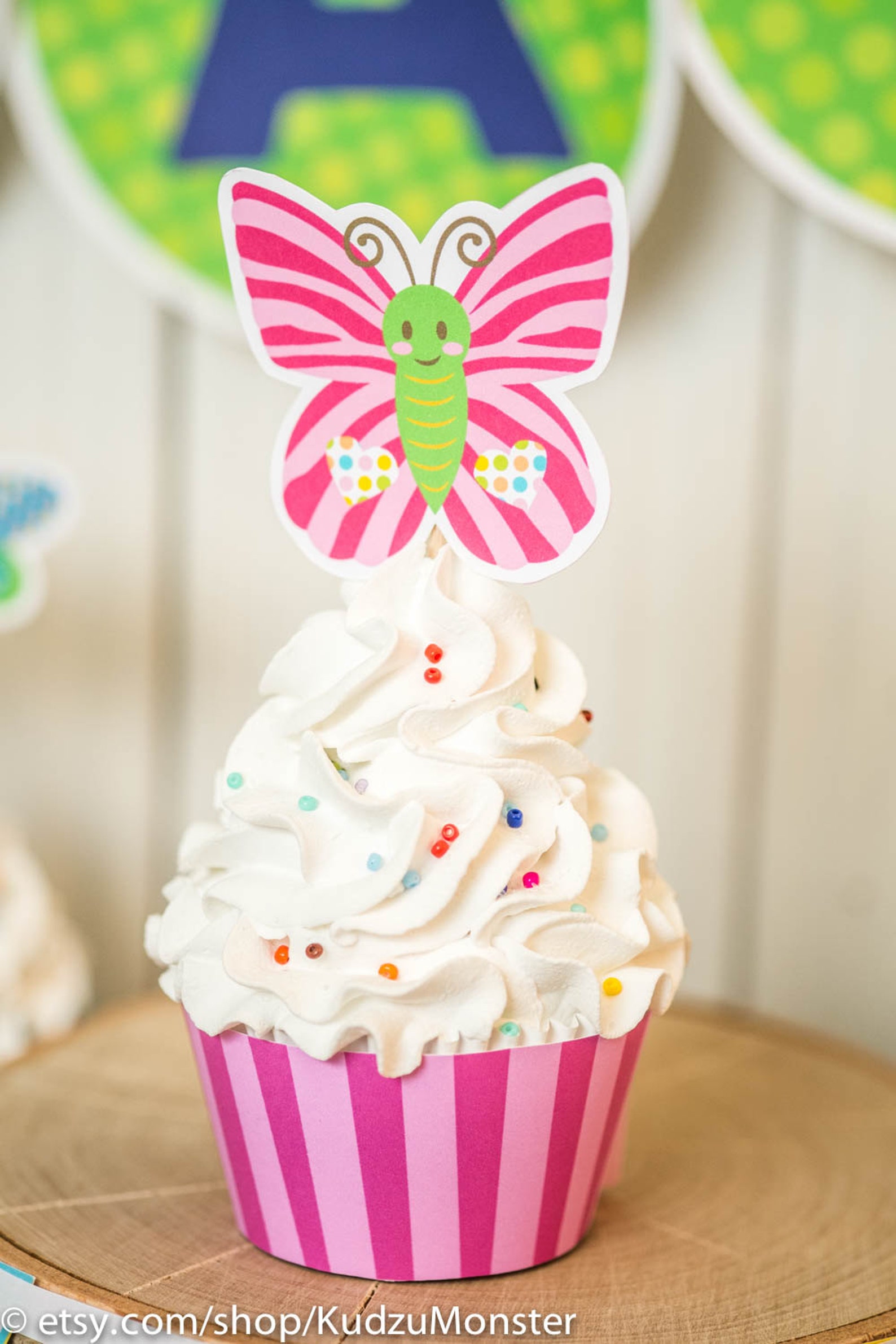 Garden Bug Spring Party Printable Decor Kit DIY Cupcake Wrappers ...