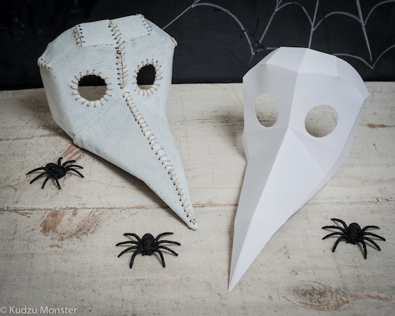 Printable Paper Plague Mask Vs Spy Bird Mask DIY - Etsy