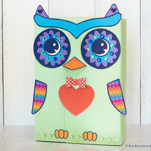Cat Valentine Bag or Box Printable Decor Kit 3D Snout Paws Etsy