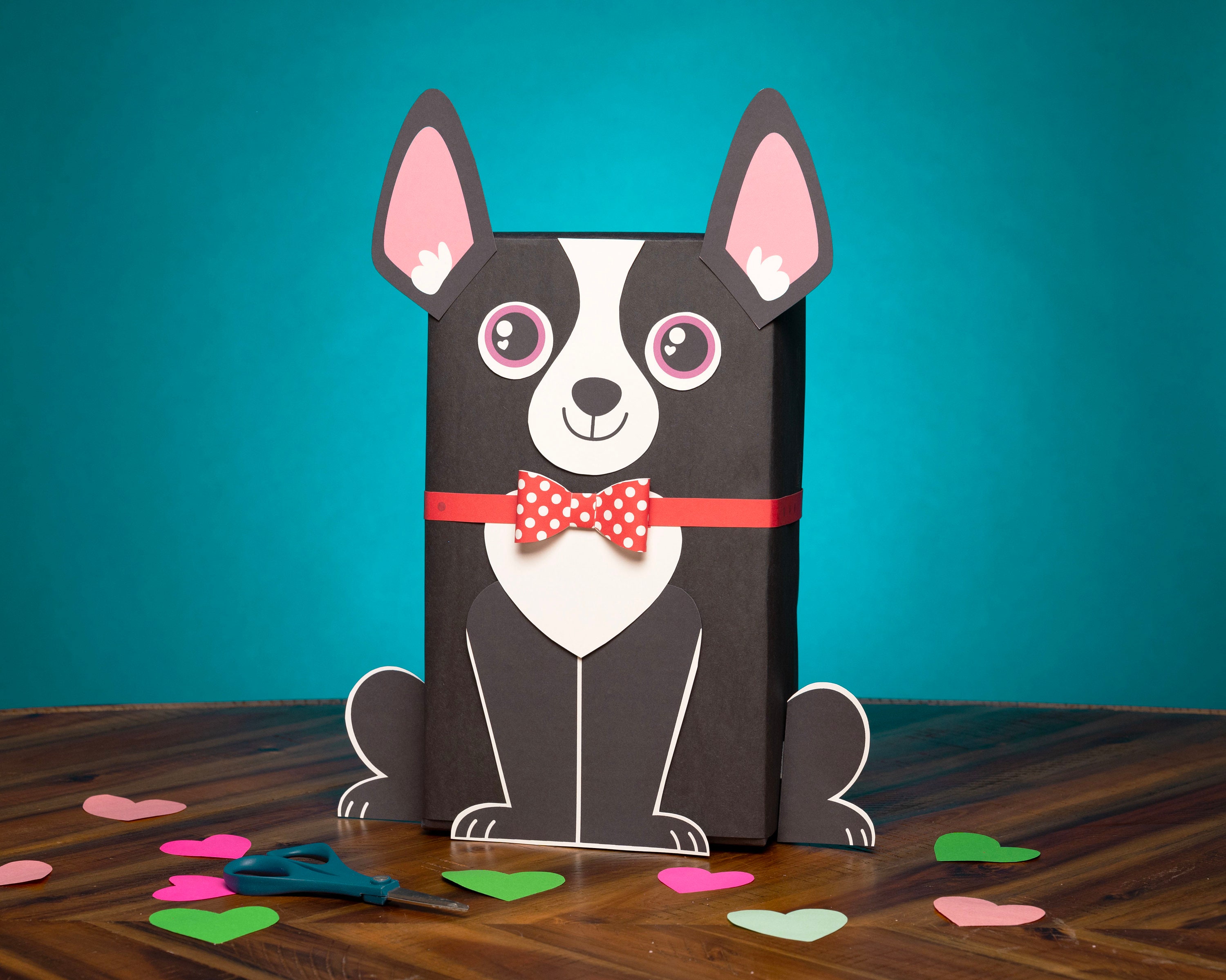 Boston Terrier Valentine Card, PERSONALIZED Cards, Dog Valentine’s Day