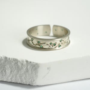 EXCLUSIVE Handmade Ring of Regeneration, Baldur&#39;s Gate 3-Inspired Silver Jewelry for DnD Players and Fantasy Loversx