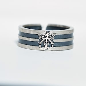 EXCLUSIVE Handmade Silver 950 Joshua Rosfield, Final Fantasy XVI Jewelry for FF16 Fans, Custom Game - Inspired Ring for Collectors