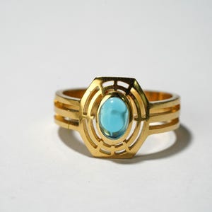 EXCLUSIVE Custom Valorant Harbor Ring - Handmade Gold Plated 14k Unisex Signet, Gaming Jewelry for Cosplay & Collectors