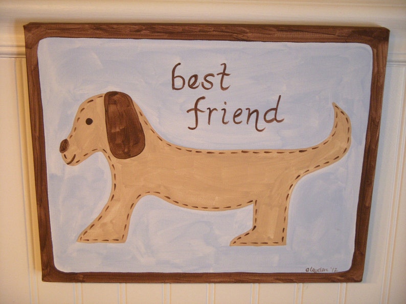 Boy kid room decor..baby nursery wall art..original canvas Etsy